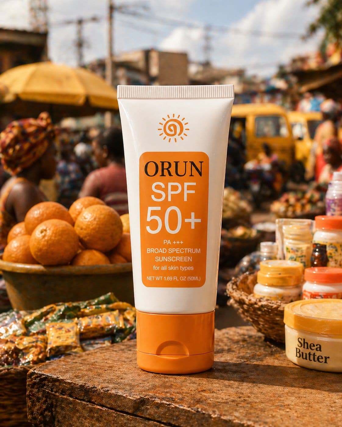 ORUN SPF 50+ — used in real Nigerian life